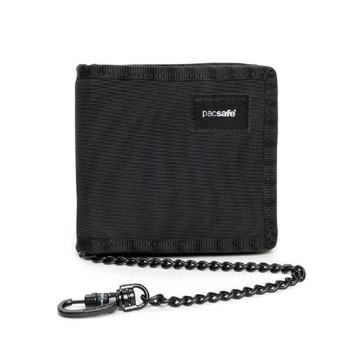 Pacsafe RFIDsafe Z100 RFID Blocking Bifold Wallet Dompet Pria / Wanita - Black