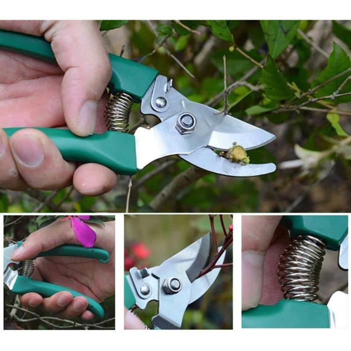 Set Peralatan Berkebun Sekop Tanaman Gunting Garpu Tanah 10 Pcs
