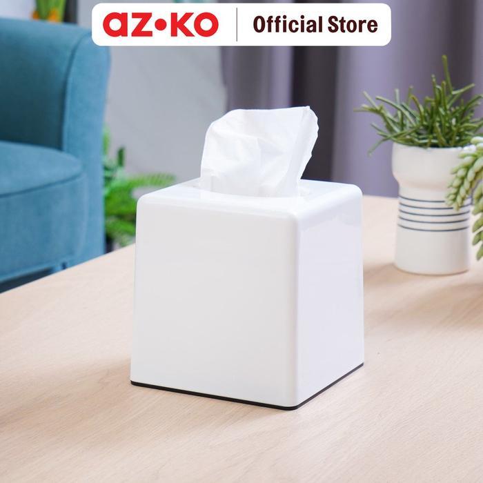 AZKO Stora Kotak Tisu Kb44292.02 - Putih Tissue Box Tempat Tisu Holder Tisu