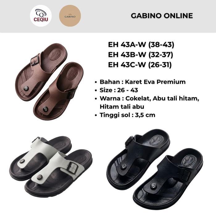 Gabino Sandal Jepit Dewasa Dan Anak Dulux Eva Anti Licin Ringan Nyaman