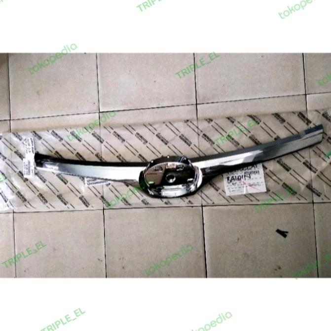 Moulding Grille Upper Krom Grill Bemper Bumper Depan Agya Facelift 1,2