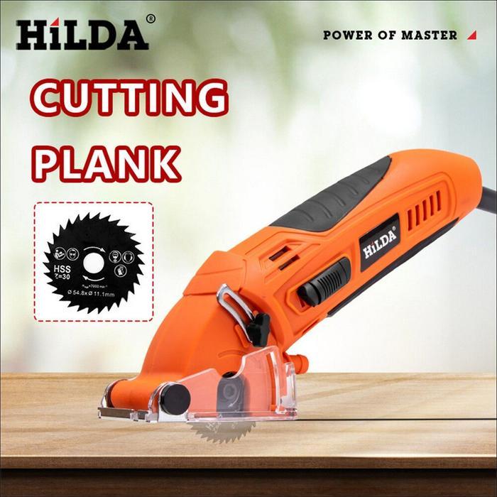 HILDA 400W Electric Saw Mini Electric Circular Saw DIY