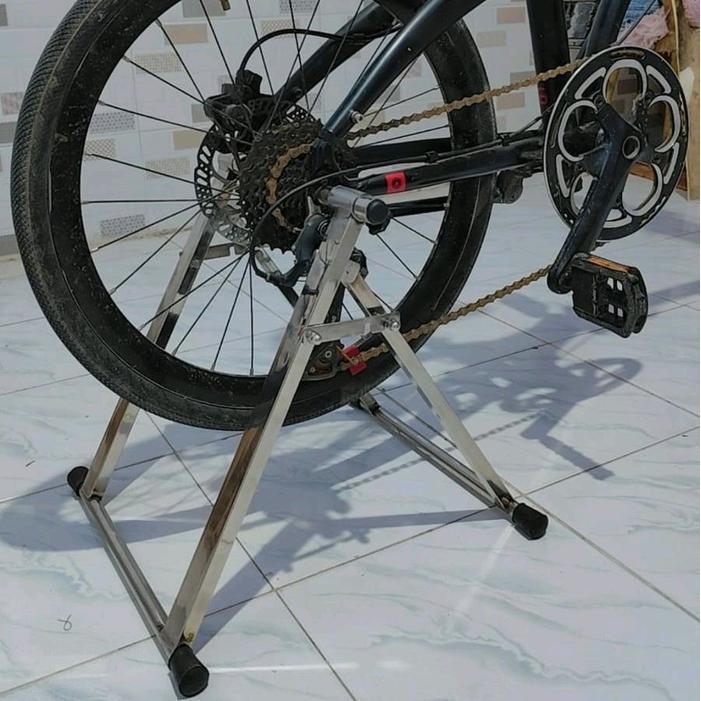Diskon Paddock Sepeda Universal Pedok Statis Stand Sepeda Trainer Original
