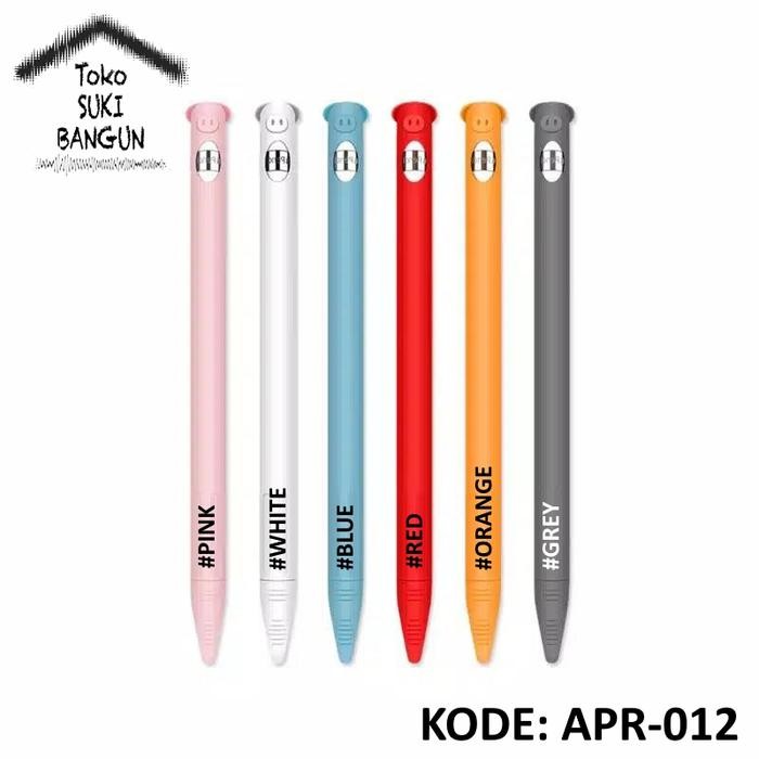 Case Apple Pencil 1 Cute Pig Silicone Cover Full Protection Pouch Gen 1