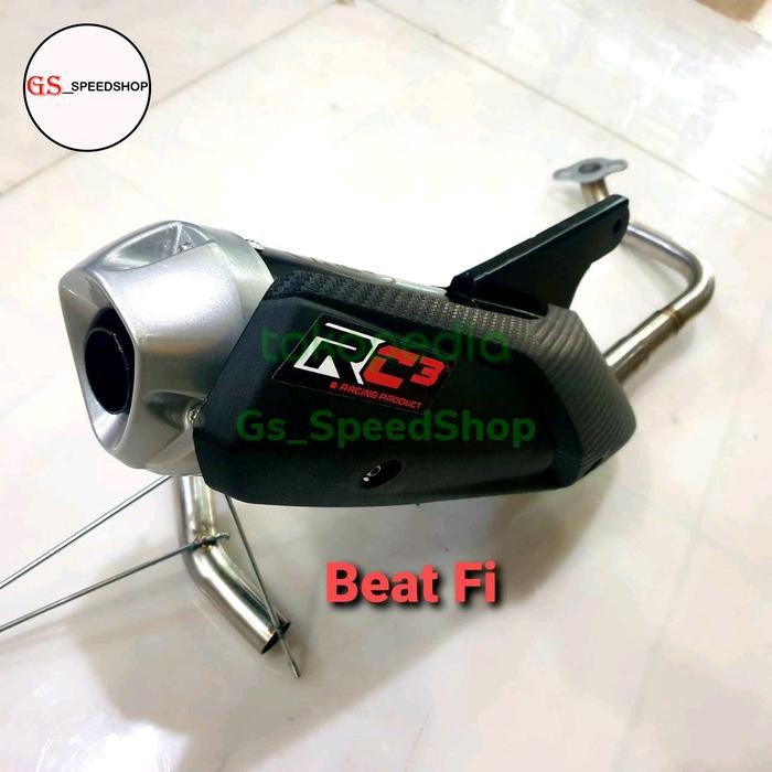 Knalpot Starbok Standar Bobok Racing Rc3 Beat Fi Injeksi Tipe Pro