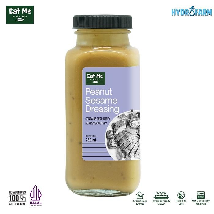 

Stok Baru Eat Me Brand - Salad Dressing Homemade Peanut Sesame (250ml