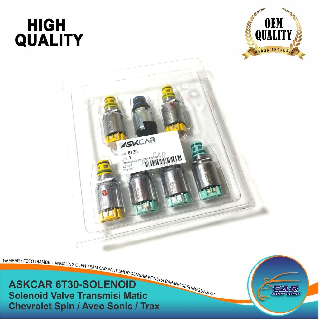 Solenoid Selenoid THCM TCM Transmisi Matic Matik Chevrolet Spin Aveo Sonic Trax OEM Import Baru