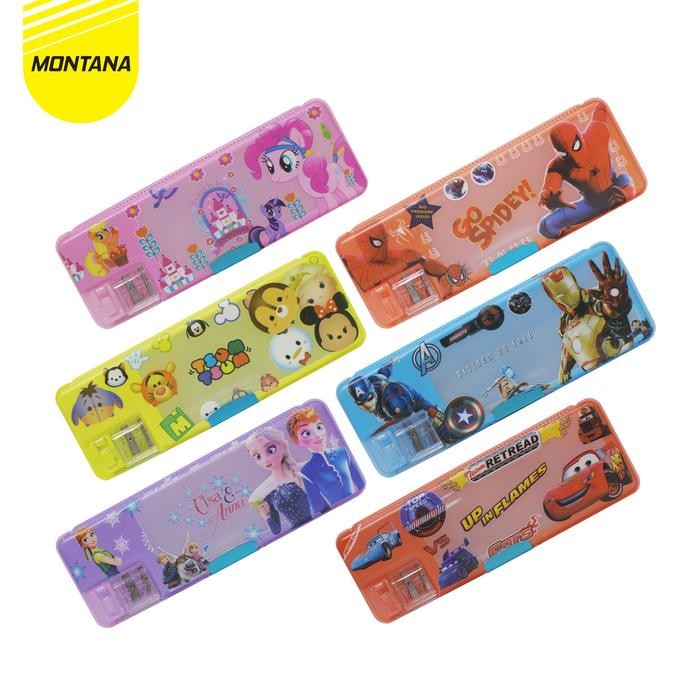 

MONTANA Kotak Pensil Pencil Case Study Set Penco 8068