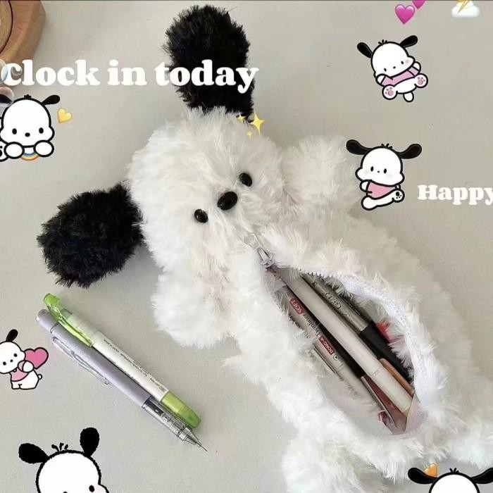 

Kotak Pensil Boneka Bulu Lucu POCHACCO PLUSHIE Edition Gwiyeo Pencil Case Stationery Bag Kawaii Doll