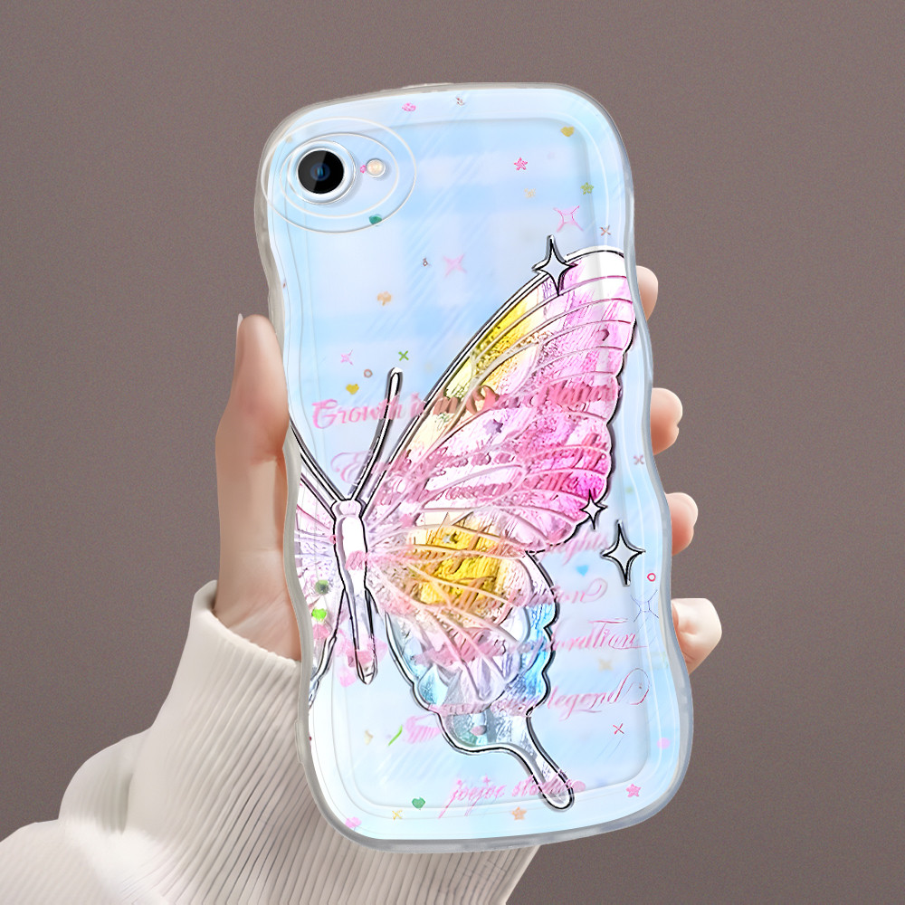 Casing Hp Untuk VIVO Y71 Y71i 1801 1724 Case Softcase Kesing Soft Cassing Kupu 4974