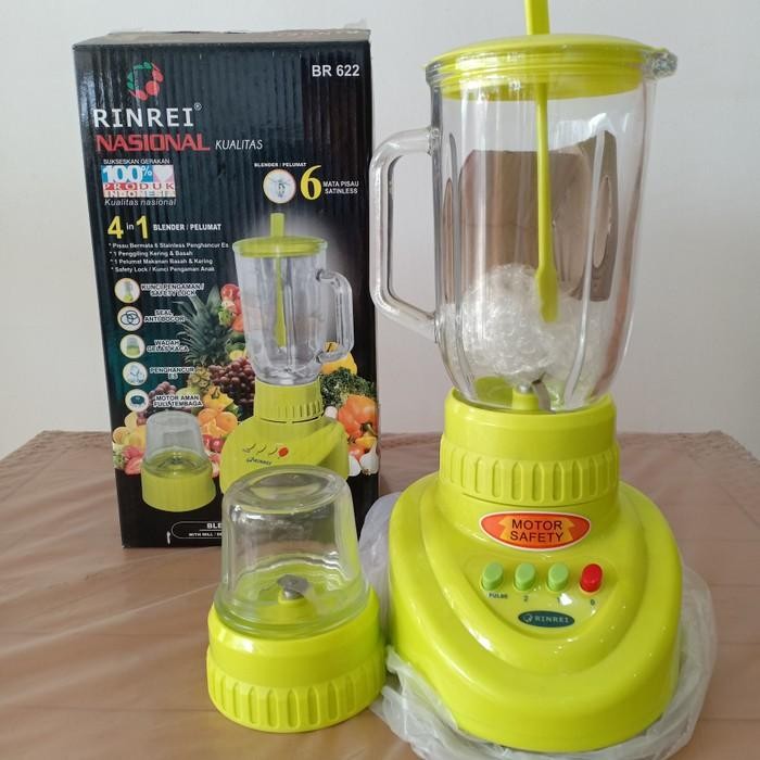 Blender Rinrei Nasional Rinrei Br-622 Blender 6 Mata Pisau Berkualitas