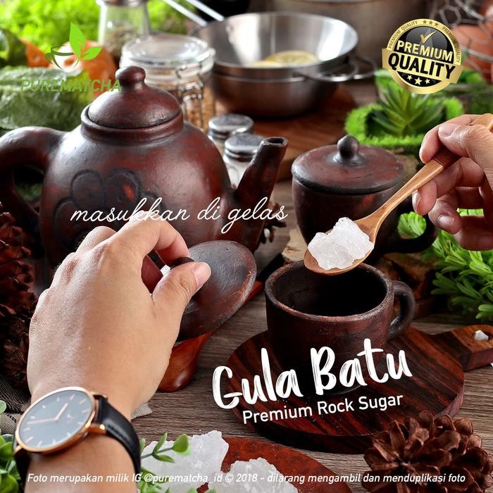 

Pilihan- Gula Batu Kristal Putih 500Gr Murni Premium Ekspor Natural Rock Sugar