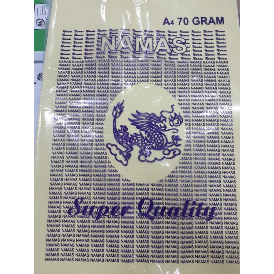 

Pilihan- Kertas Hvs A4 Putih 70 Gsm Namas Isi 400 Lbr