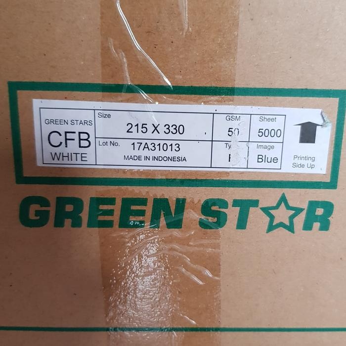 

Pilihan- Ncr Gs Green Star Middle Putih F4 Kertas Karbon Nota Kontan