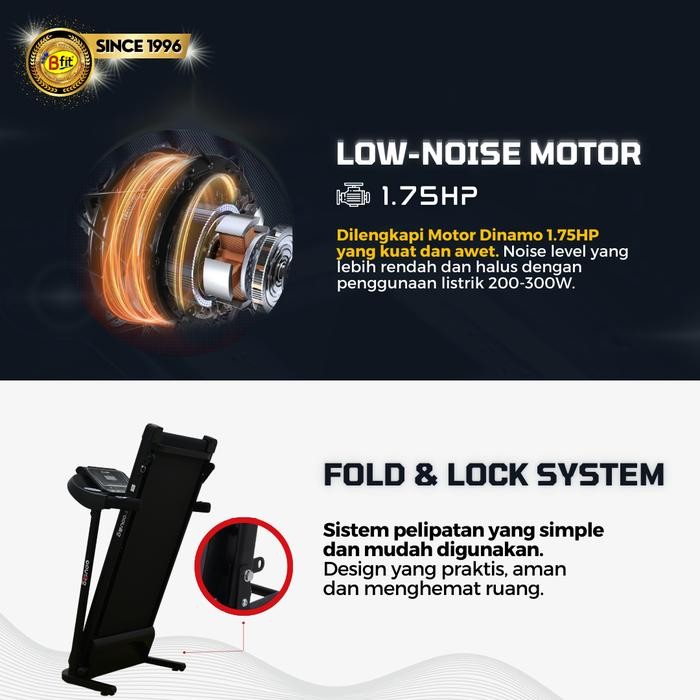 MOTORIZED TREADMILL LISTRIK REDPANDA 585 SUPER MURAH TERLENGKAP KOKOH KUAT