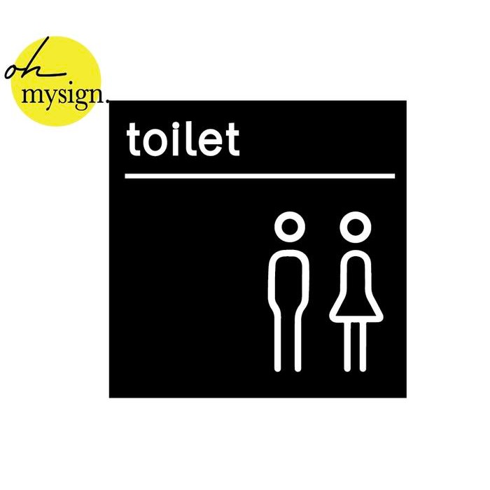 

TOILET SIGN ACRYLIC SIGN BOARD ACRYLIC
