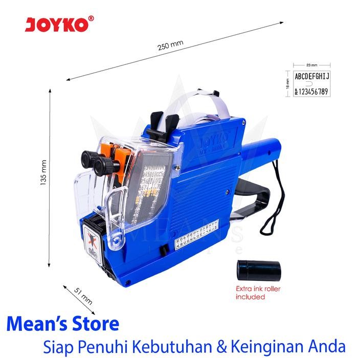 

ALAT LABEL HARGA JOYKO MX-6600A / MESIN LABEL HARGA 2 BARIS