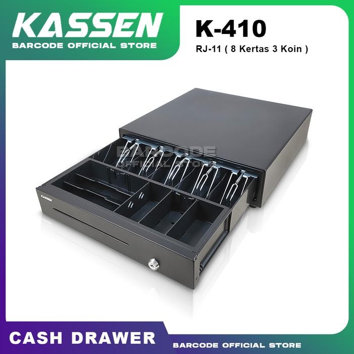 

KASSEN K410 RJ-11 CASH DRAWER SETARA EPPOS PANDA KE PRINTER KASIR RJ11