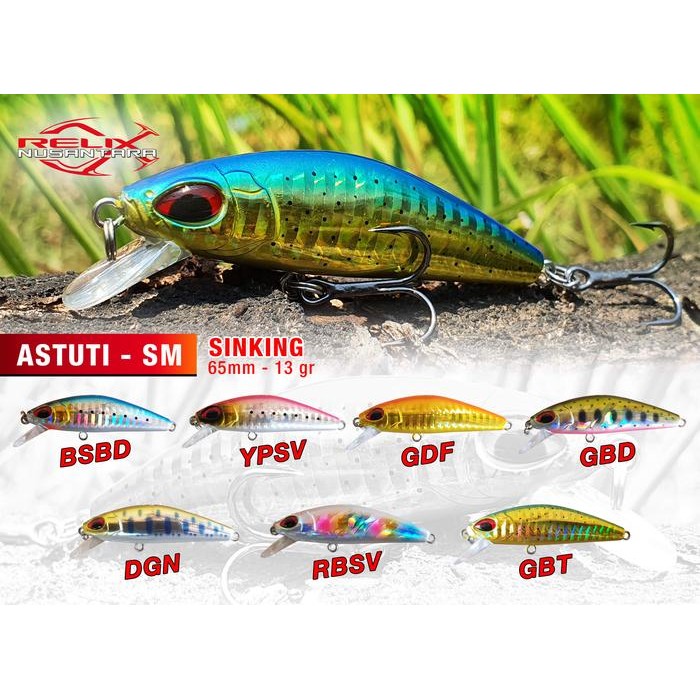 Umpan Pancing Minnow Astuti Minnow Relix Nusantara Lure Relix Sinking