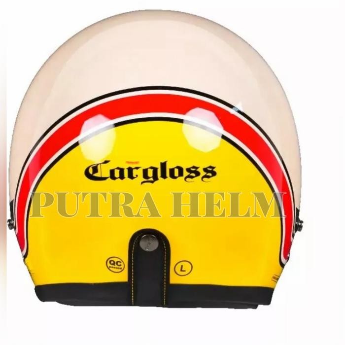 Helm Cargloss Cfm Retro Original Vintage Avorio Nainde Cream
