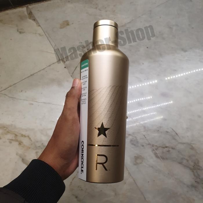 Terlaris Tumbler Starbucks Reserve X Corkcicle Gold 2025