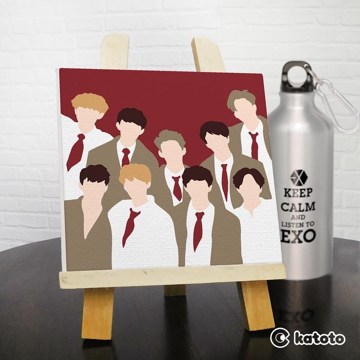 

NEW PRODUK PAINT BY NUMBERS EXO PAKET MELUKIS EXO PAINTING KIT AKRILIK CANVAS MAWAR-89