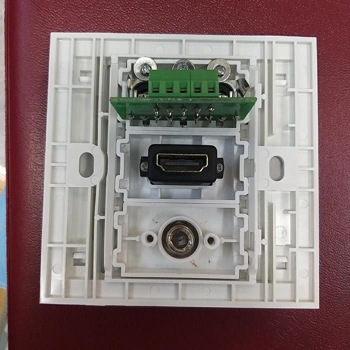 Stop Kontak Hdmi Rca Tv Soket Face Plate Modul