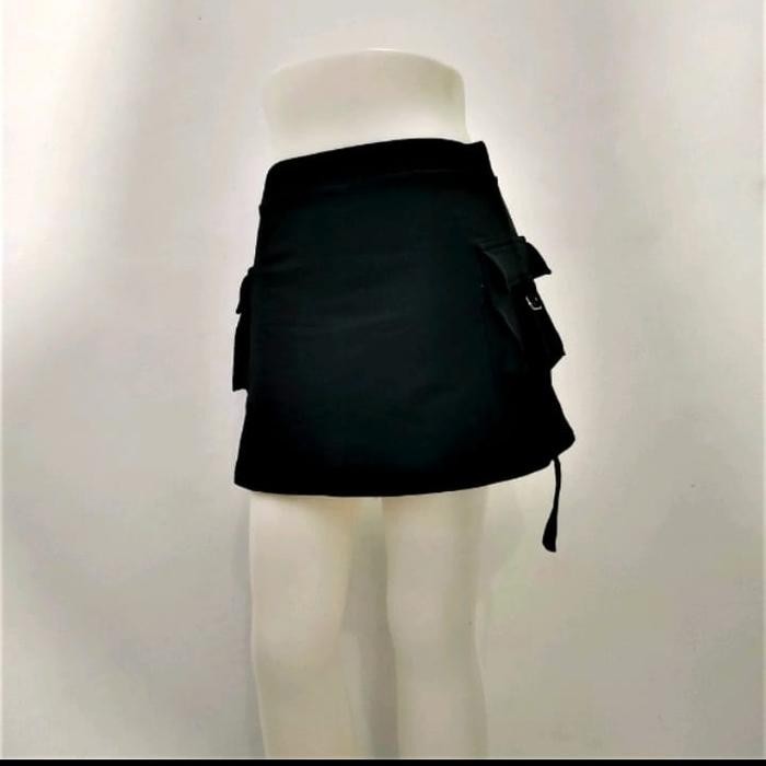 Waldos Sport - Rok Kantong Kargo Senam / Rok Sport Kantong Samping