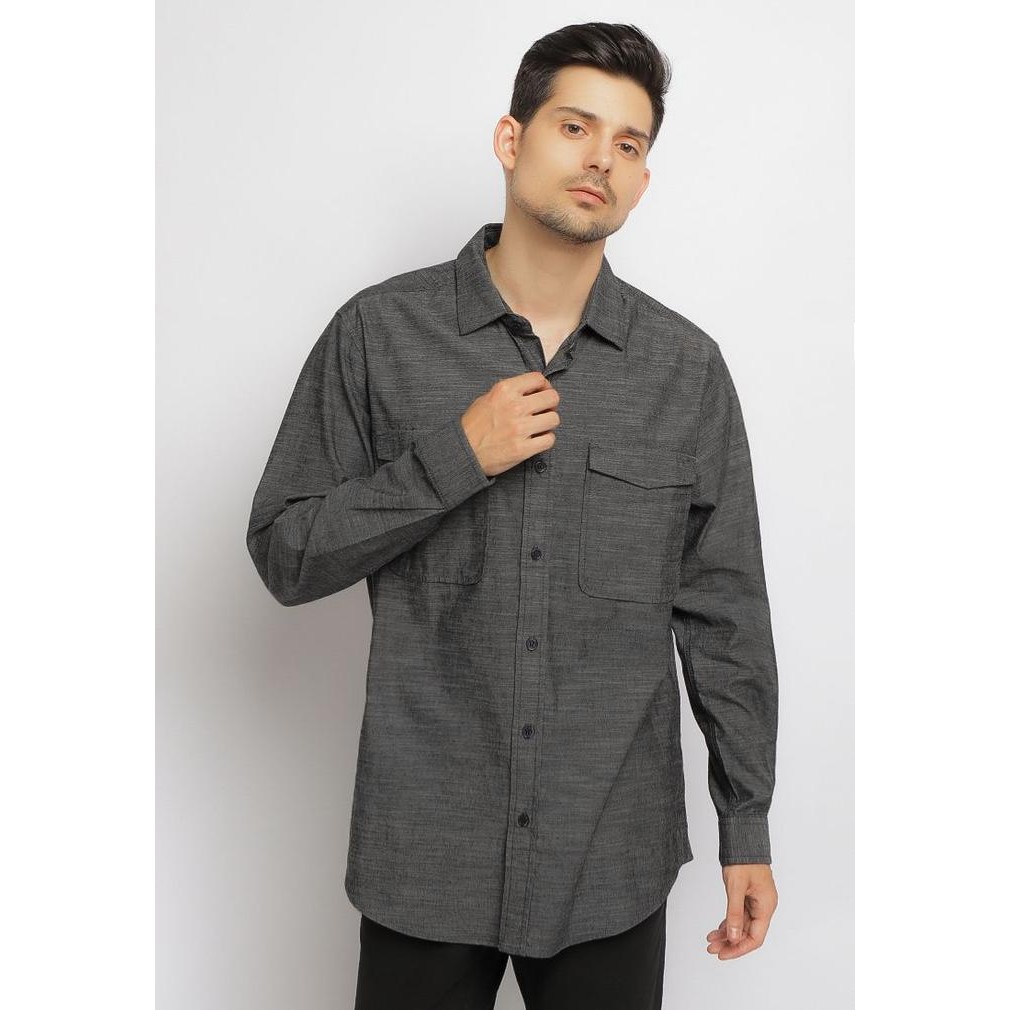 Kemeja Pria Lengan Panjang Lois Original Lr349