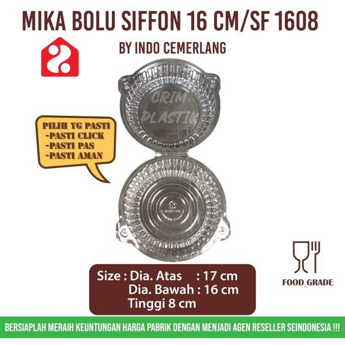 

(DUS) Mika Bolu Sifon Uk 16 cm Chiffon 16 cm SF 1608 Indo Cemerlang