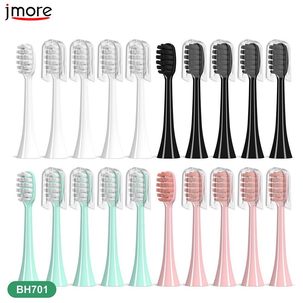 Soft Bristles Replacement Electric Toothbrush Head Jmore BH701 Adult Children Kids Sensitive Gum Car
