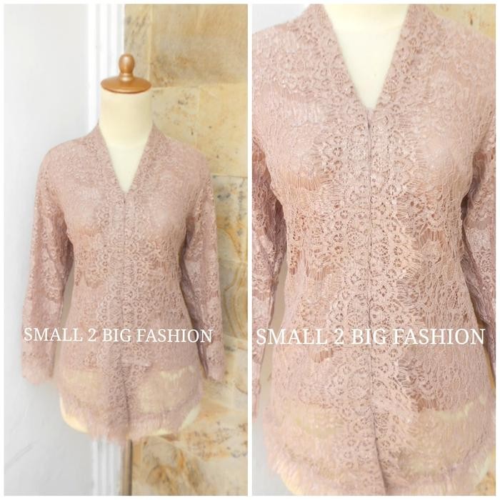 kebaya brokat / blouse muslim / brukat muslim / kebaya modern panjang