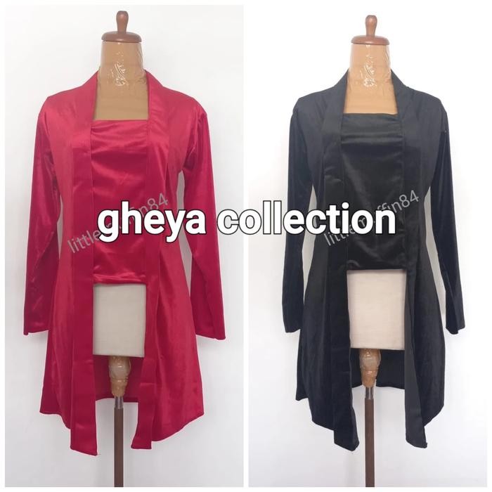atasan kebaya tunik kutu baru Beludru/kebaya tunik wanita/kebaya tunik lengan panjang