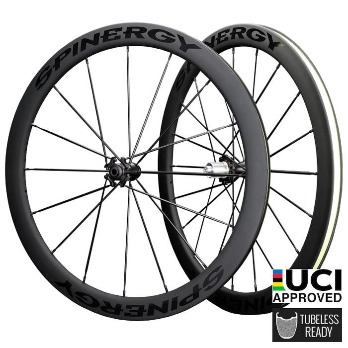 Spinergy Stealth FCC 47 Disc Carbon Clincher Wheelset