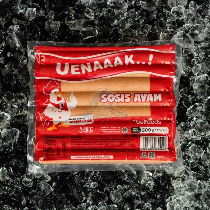 Pilihan- Belfoods Uenak Sosis Ayam 500Gr