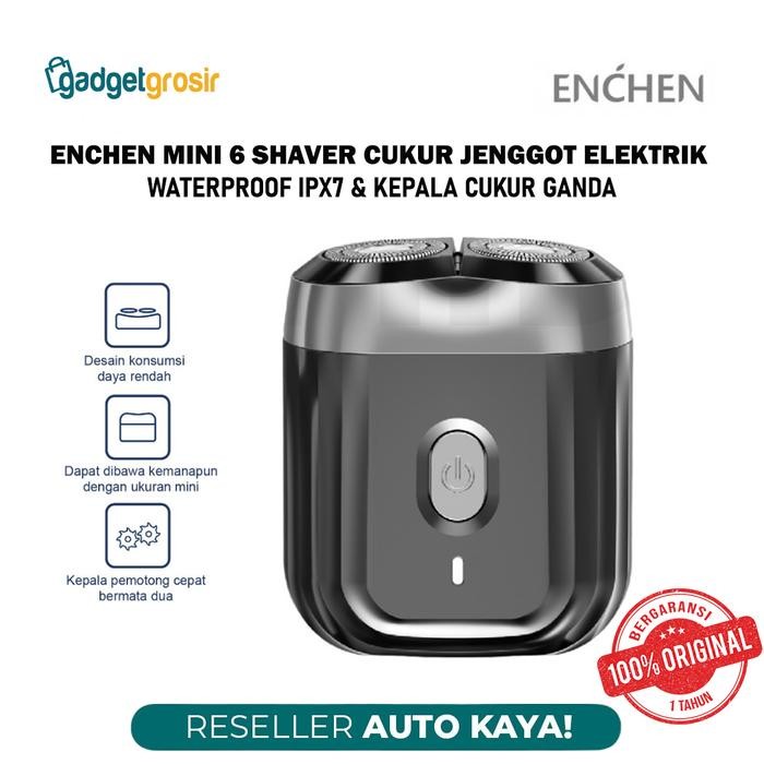 Wahl Kemeie - Mini 6 Smart Shaver Alat Cukur Jenggot Elektrik Waterproof Ipx7 Portable Travel Mata