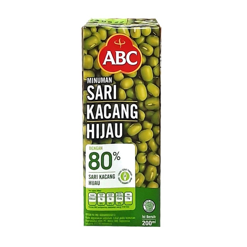 

S55852 ABC SARI KACANG HIJAU MINUMAN BERPERISA 200ML MAJU BERSAMA (20250910)