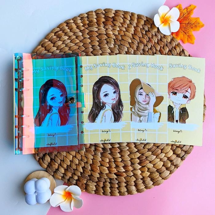 

OJ A6 Binder Menabung Hologram