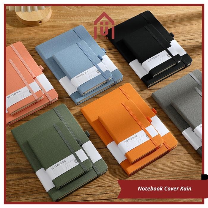 

New UNISO - NOTEBOOK COVER KAIN BUKU DIARY CATATAN KECIL BUKU TULIS MEMO MOTIF BERGARIS NOTEBOOK