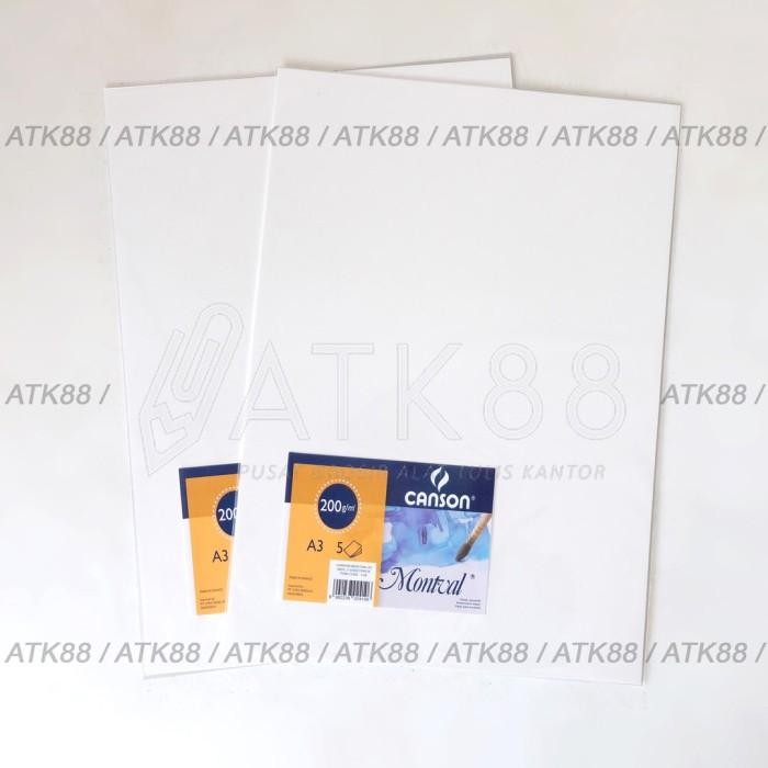 Pilihan- Canson Montval A3 200 Gsm (Canson Aquarelle/Watercolour)