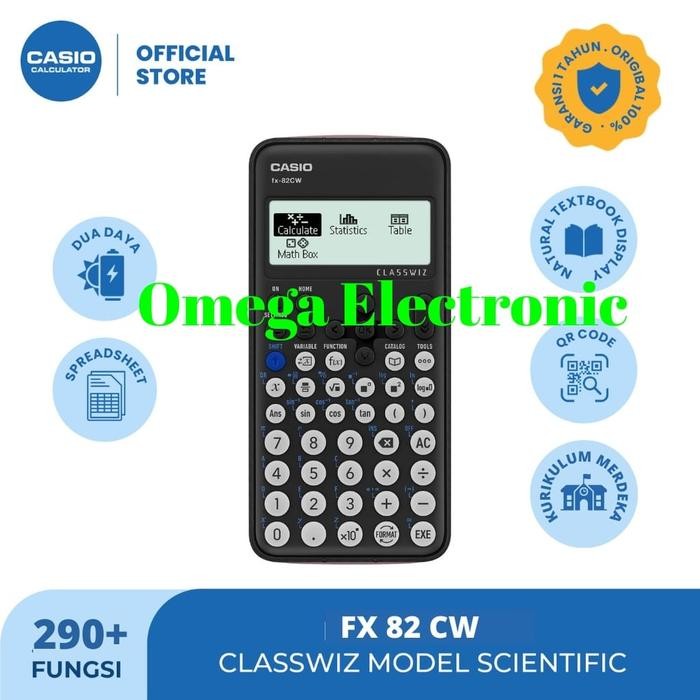 

TERLARIS! Casio FX 82 CW - Scientific Kalkulator FX-82CW FX 82CW Calculator Kuliah