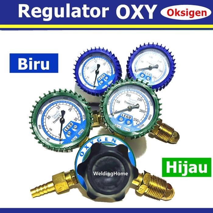 Ready Regulator kepala Gas Oksigen Oxy Utk Tabung Las Welding Oxygen YQY-08