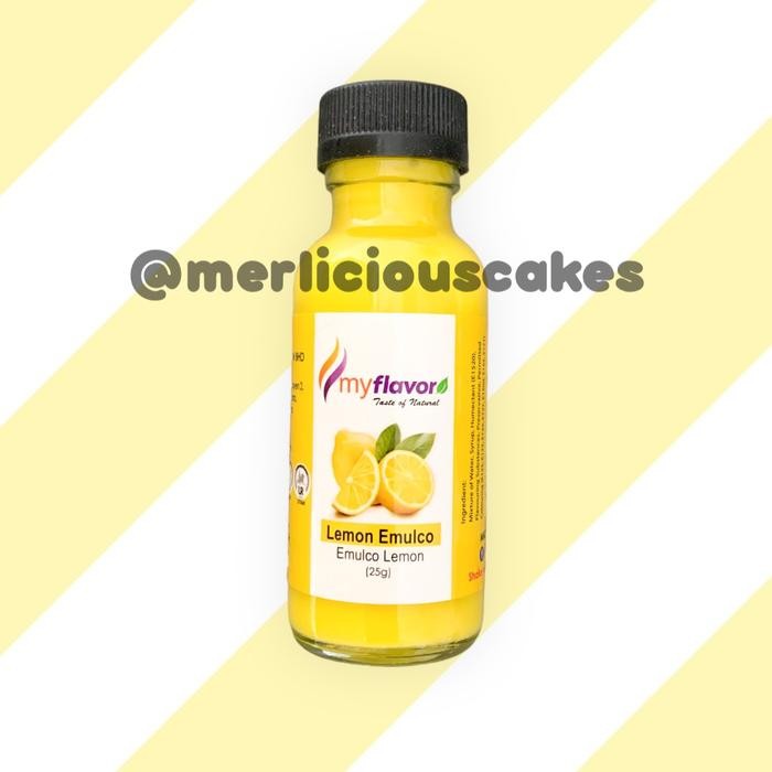 

Stok Baru My Flavor Lemon Emulco Perasa dan Pewarna Makanan
