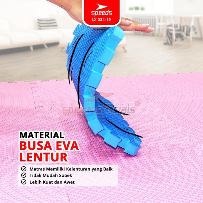 Pilihan- Speeds Evamat Matras Puzzle Karpet Tikar Alas Lantai Potong Puzzle Tikar Playmat
