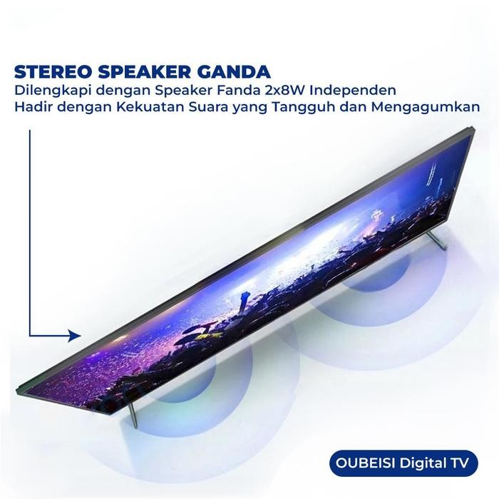 OUBEISI TV LED 22 inch TV Digital Televisi Murah Monitor LED