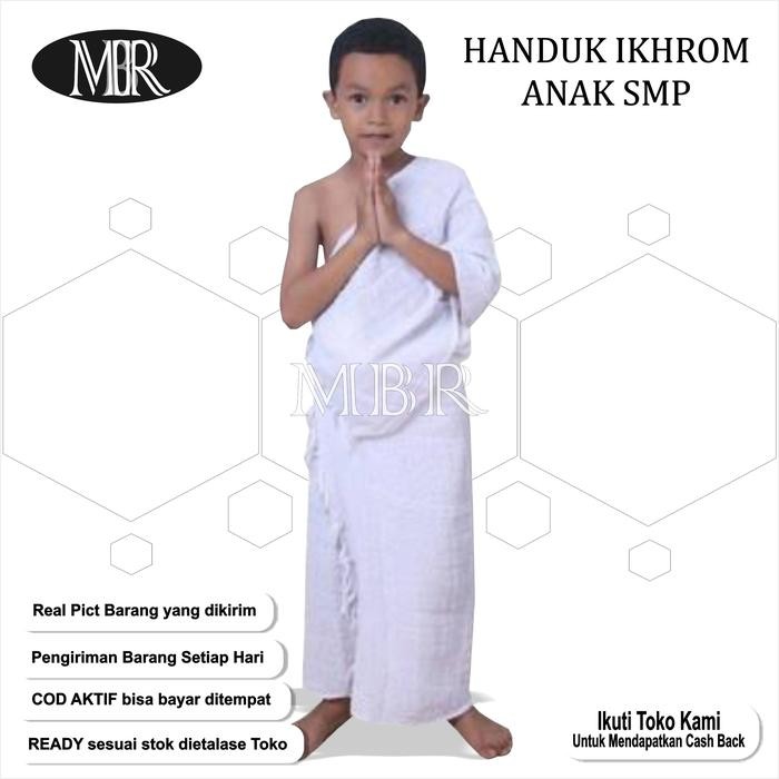 Pilihan- Baju Ihrom Anak Laki Laki Sd - Smp Manasik Haji Umroh