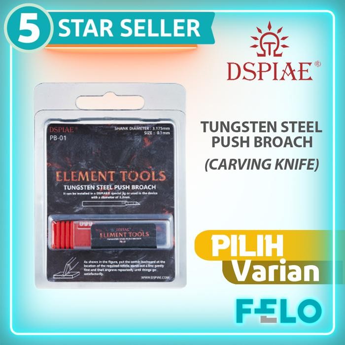 Pilihan- Dspiae Tungsten Steel Push Broach / Carving Knife / Chisel Scriber