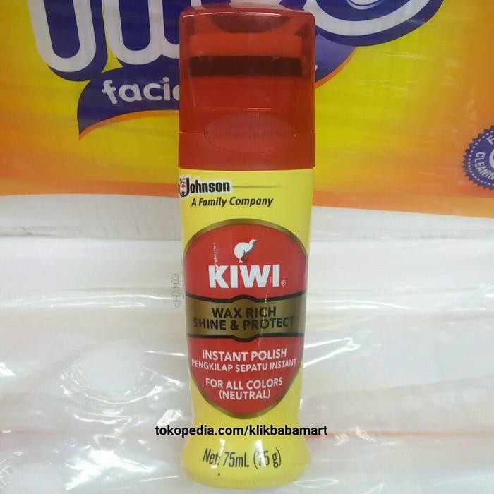 Ready SEMIR SEPATU KIWI CAIR POLES NETRAL KIWI INSTANT POLISH NEUTRAL 75ml