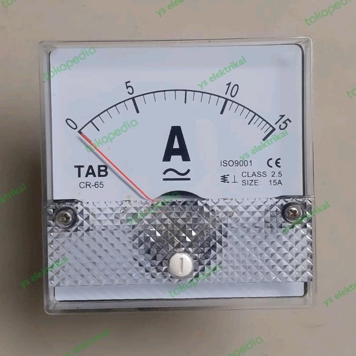 Ampere Meter Analog AC/DC CR-65 15 Amper