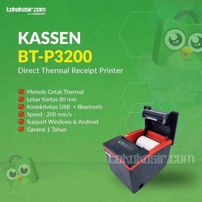 Ready Printer Kasir Kassen BT-P3200 BTP 3200 BTP3200 BT P-3200
